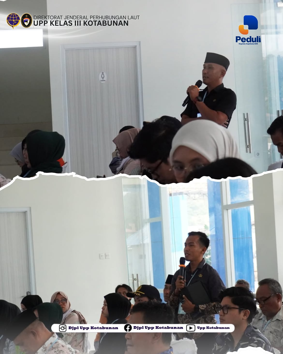 SOSIALISASI KESELAMATAN DAN KEAMANAN PELAYARAN DAN STANDARISASI PELAYANAN FASILITAS PELABUHAN KOTABUNAN